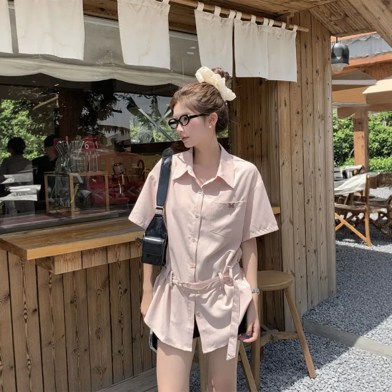 COVER TIME Shirts Women's Pink-5