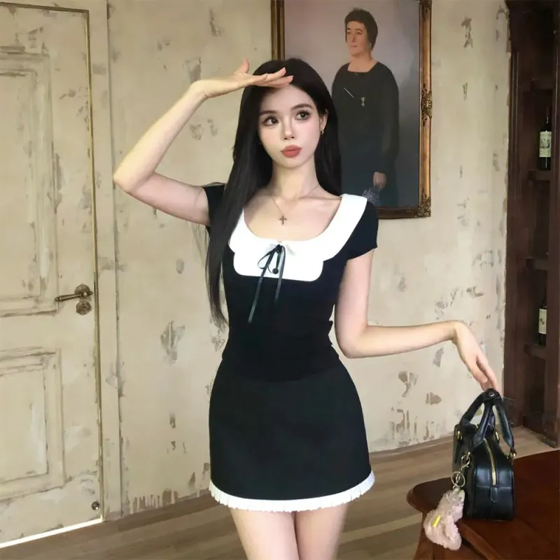 COVER TIME Two Piece Skirt Sets Women's-5