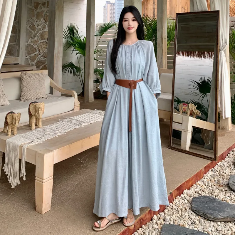 COVER TIME Long Sleeved Dress Women's-1