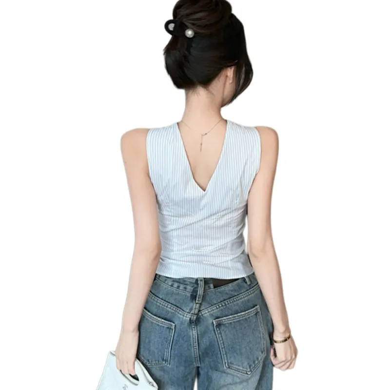 COVER TIME Tank Tops Women's Gray-1