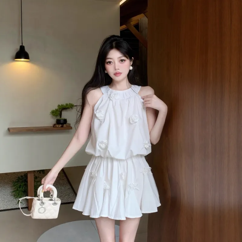 COVER TIME Two Piece Skirt Sets Women's-4