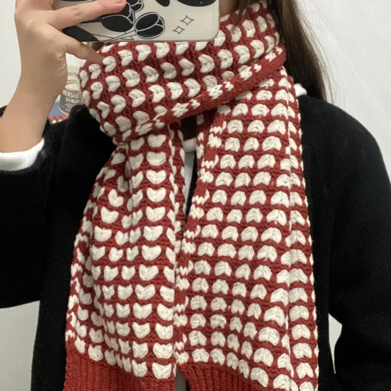 Narandu Faux Cashmere Scarves Unisex-4