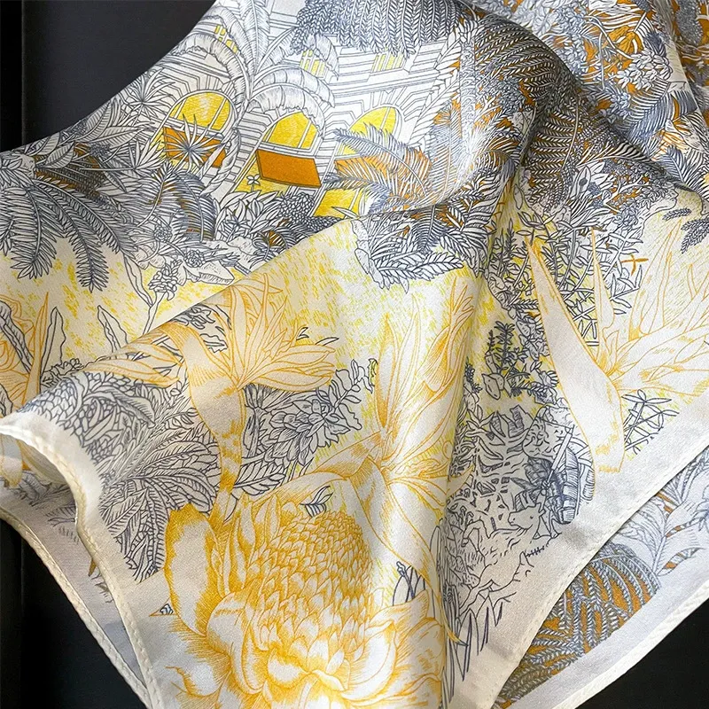 Narandu Mulberry Silk Scarves Women's-5