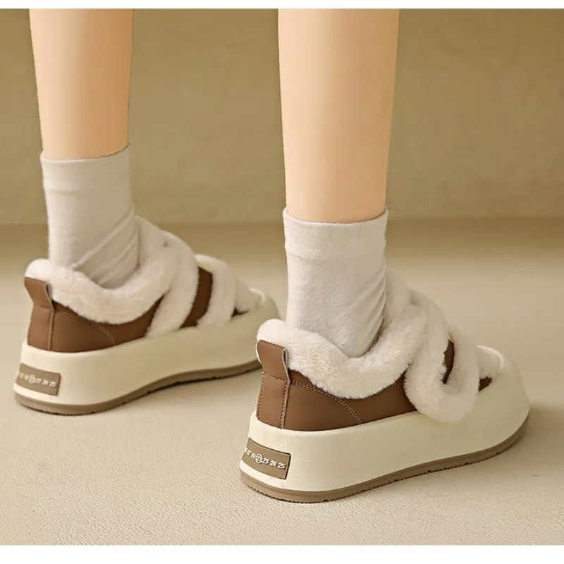 Thermal Slip Resistant Low Top Trendy Casual Skateboard Shoes & Unlined Shoes Selection Women's-20