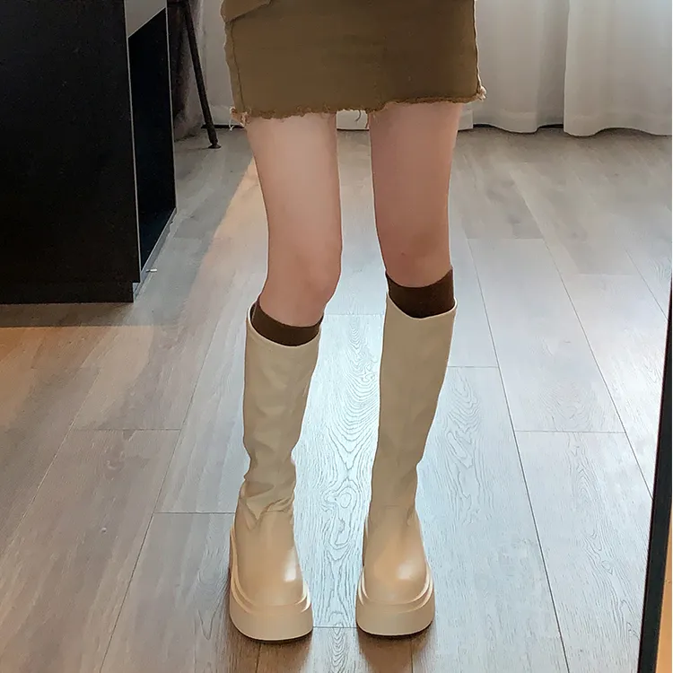Moon Veil Knee high Boots 7cm Women's-6
