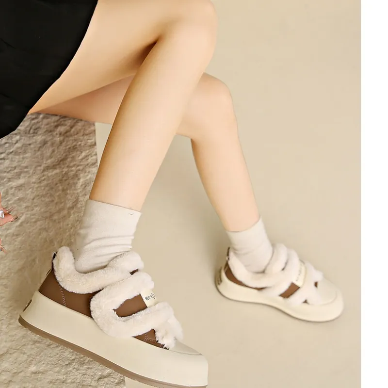Thermal Slip Resistant Low Top Trendy Casual Skateboard Shoes & Unlined Shoes Selection Women's-19