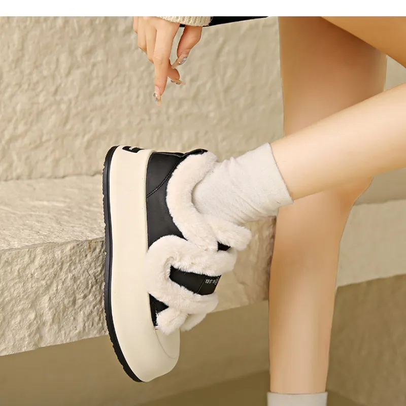 Thermal Slip Resistant Low Top Trendy Casual Skateboard Shoes & Unlined Shoes Selection Women's-13