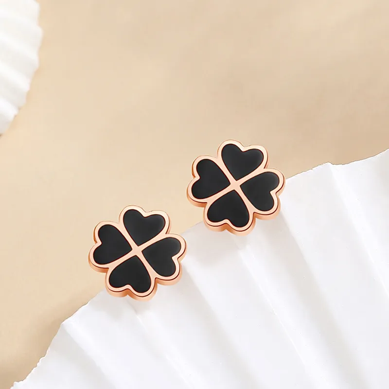 Brilliant Heart S925 Silver Stud Earrings Women's-2