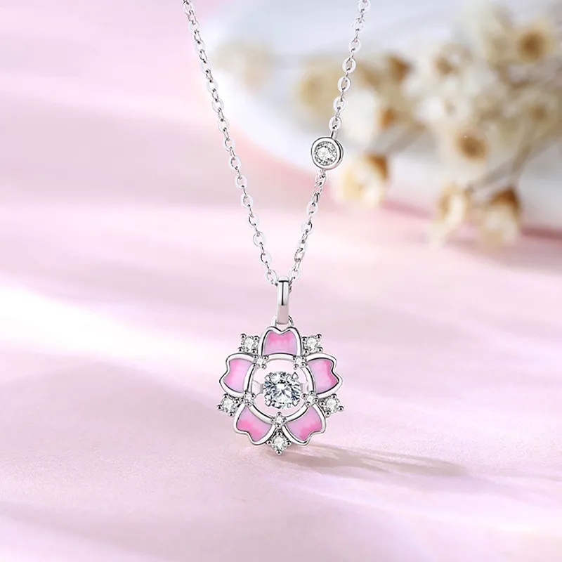 Brilliant Heart S925 Necklaces Women's-2