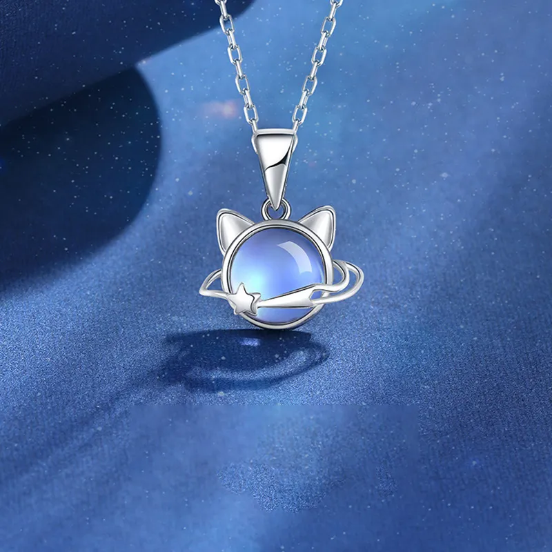 Brilliant Heart S925 Necklaces Women's-1