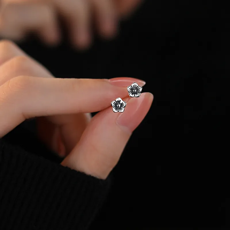 Brilliant Heart S990 Stud Earrings Women's-4