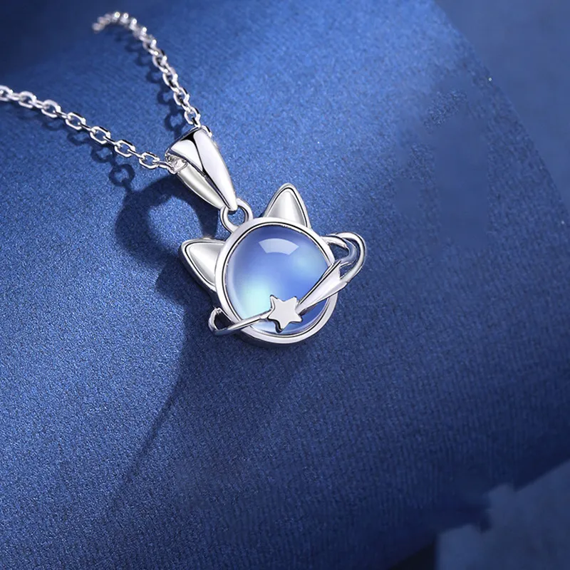 Brilliant Heart S925 Necklaces Women's-2