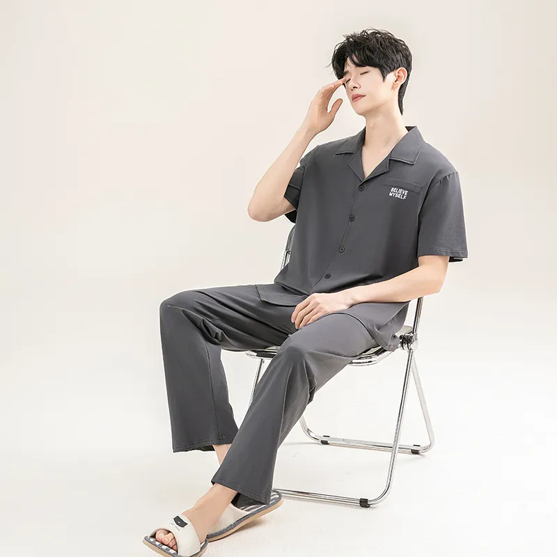 MIIOW Pajama Set Men's Image Color-2