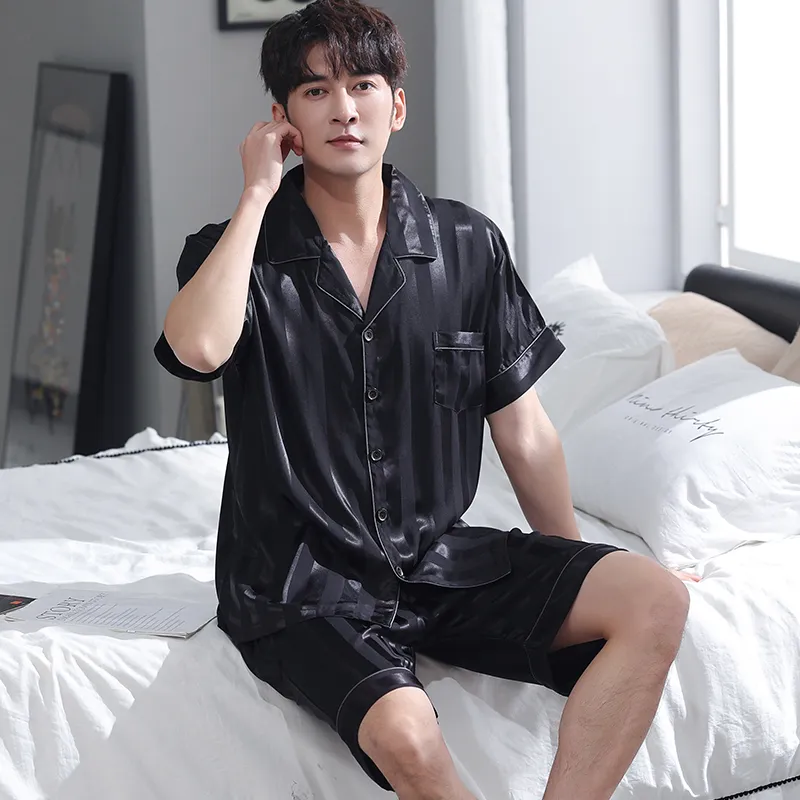 MIIOW Cool One Summer Series Pajama Set Men's Black-4