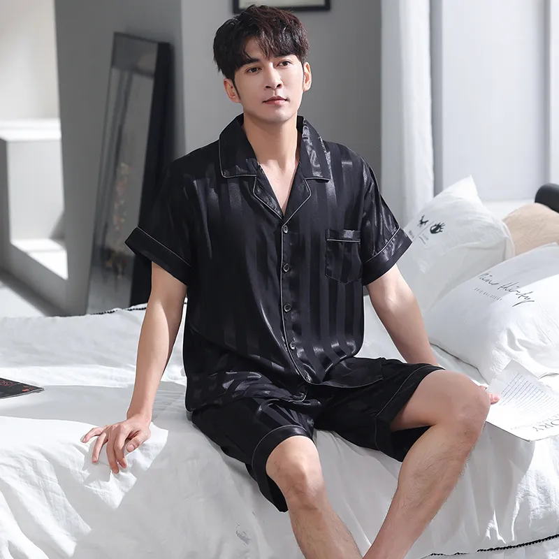 MIIOW Cool One Summer Series Pajama Set Men's Black-3