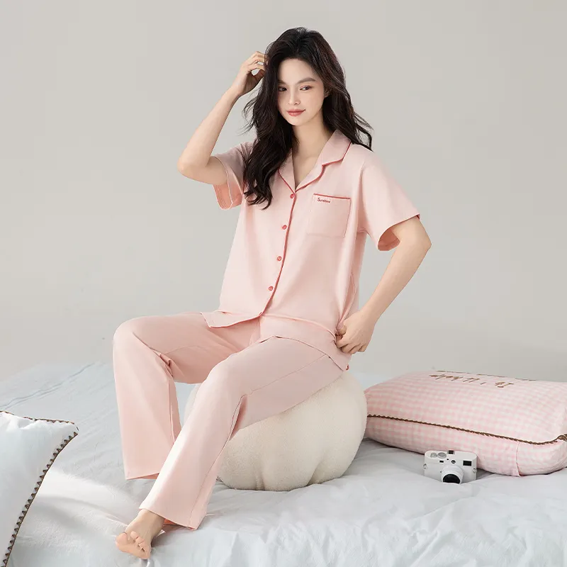 MIIOW Fruit Printing Series Pajama Set Women's Pink-4