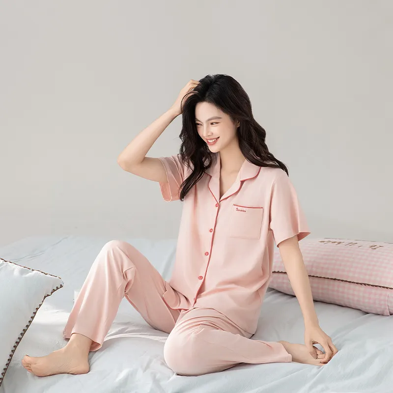 MIIOW Fruit Printing Series Pajama Set Women's Pink-3