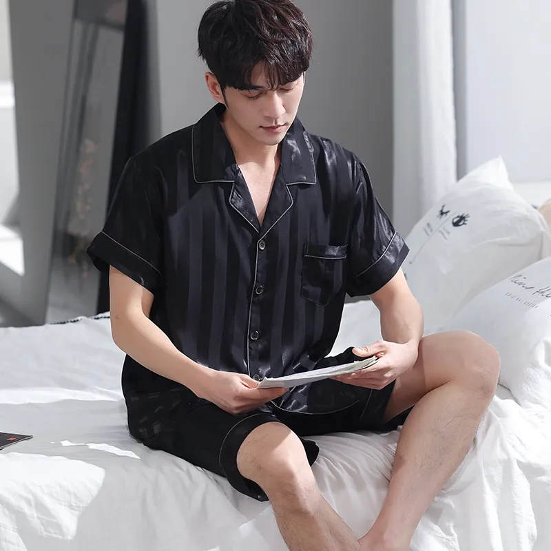 MIIOW Cool One Summer Series Pajama Set Men's Black-1
