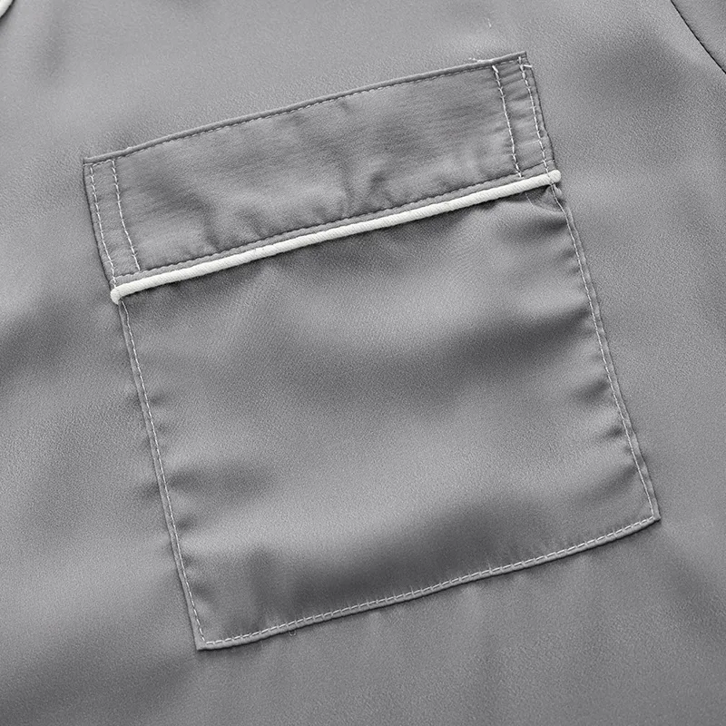 MIIOW Cool One Summer Series Pajama Set Men's Silver Gray-4