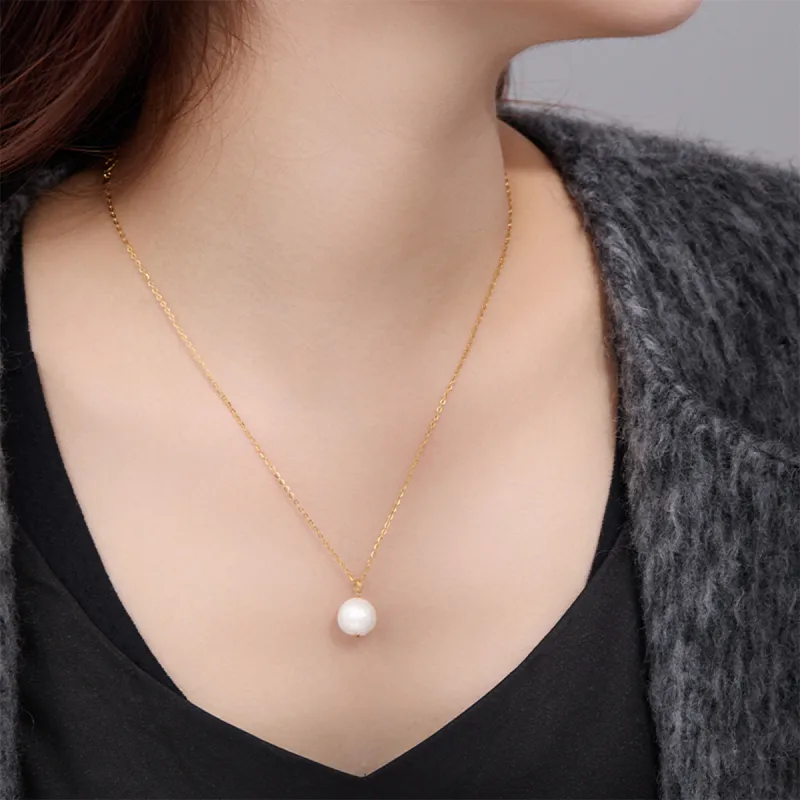 SEATINE Freshwater Pearl Necklaces Women's-2