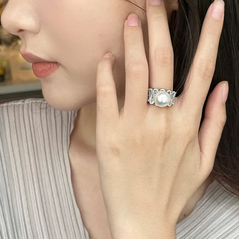 SEATINE Freshwater Pearl Rings Women's-2
