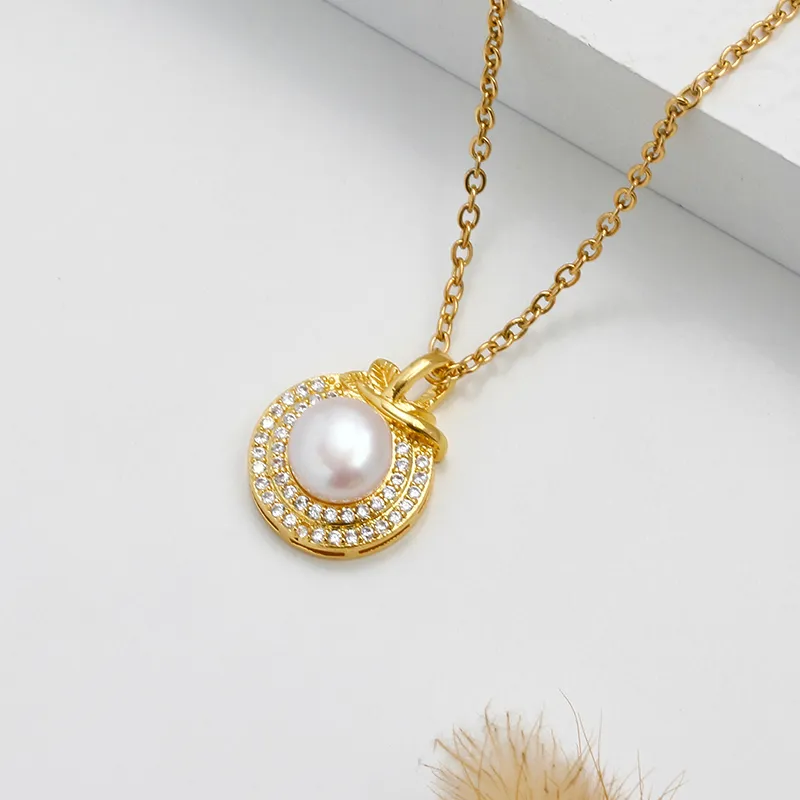 SEATINE Freshwater Pearl Necklaces Women's-6