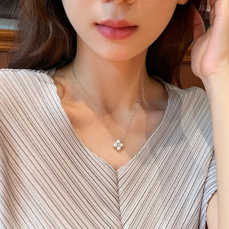 SEATINE Freshwater Pearl Necklaces Women's-3