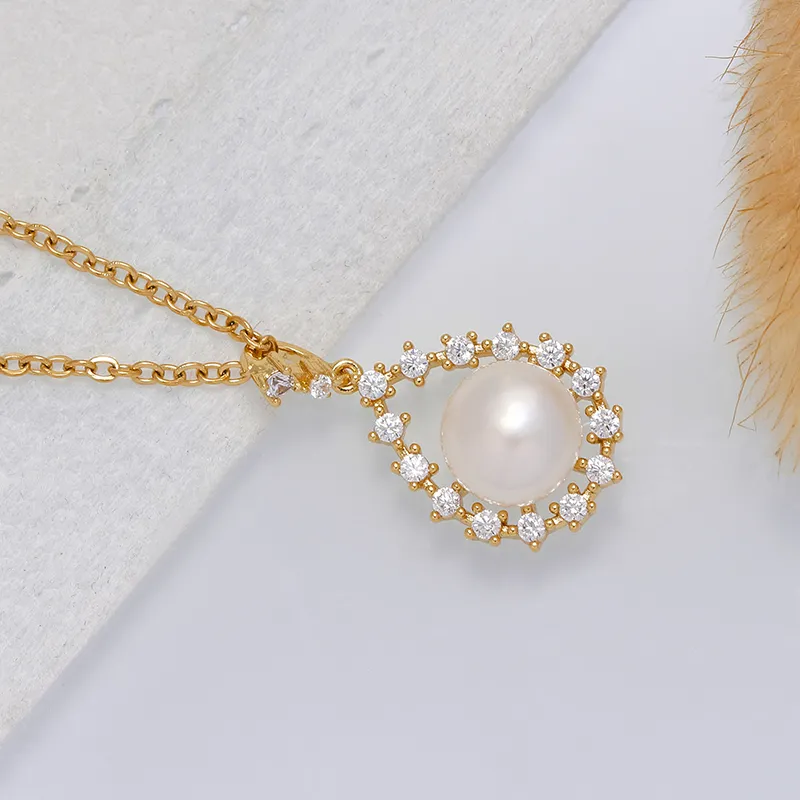 SEATINE Freshwater Pearl Necklaces Women's-6