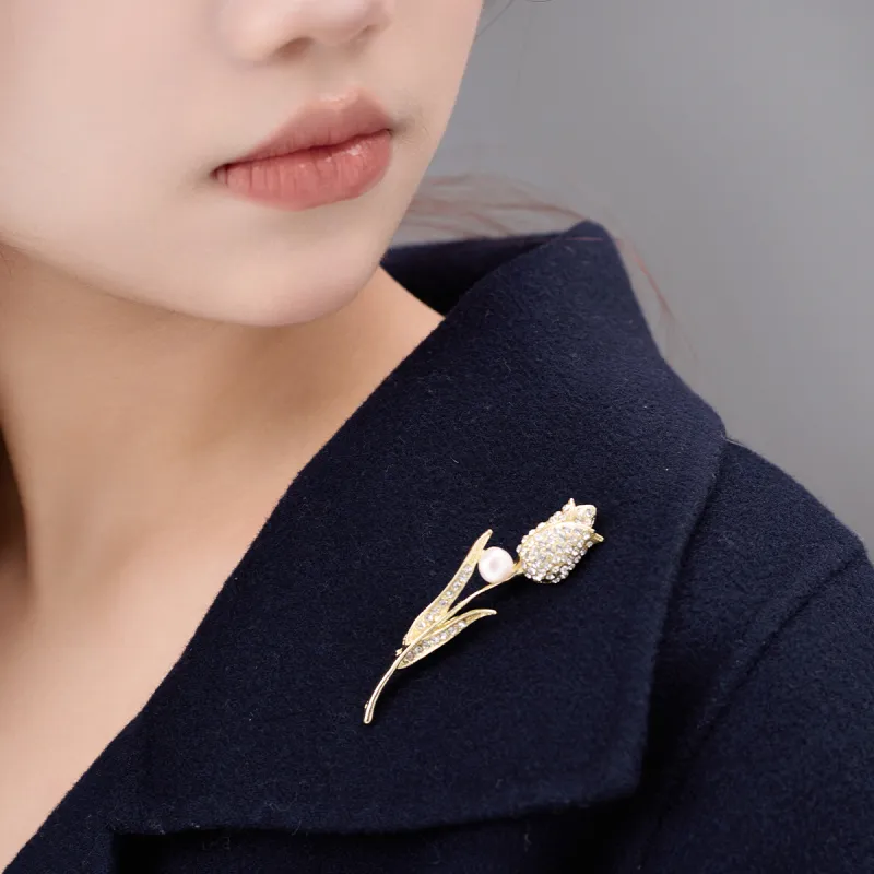 SEATINE Freshwater Pearl Brooches Women's-2