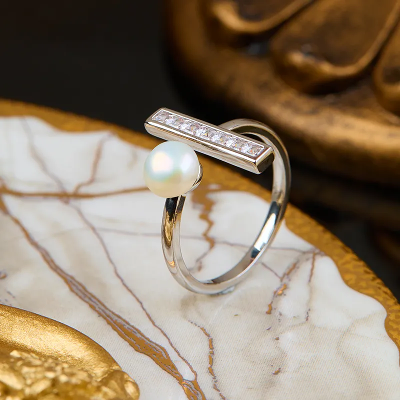 SEATINE Freshwater Pearl Rings Women's-3