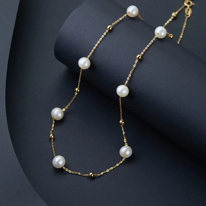 SEATINE Freshwater Pearl Necklaces Women's-2