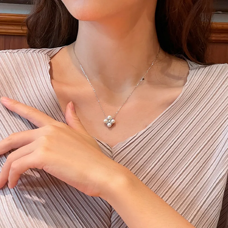 SEATINE Freshwater Pearl Necklaces Women's-1