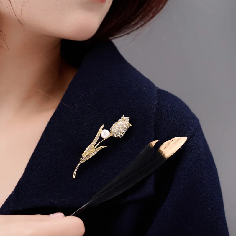 SEATINE Freshwater Pearl Brooches Women's-3