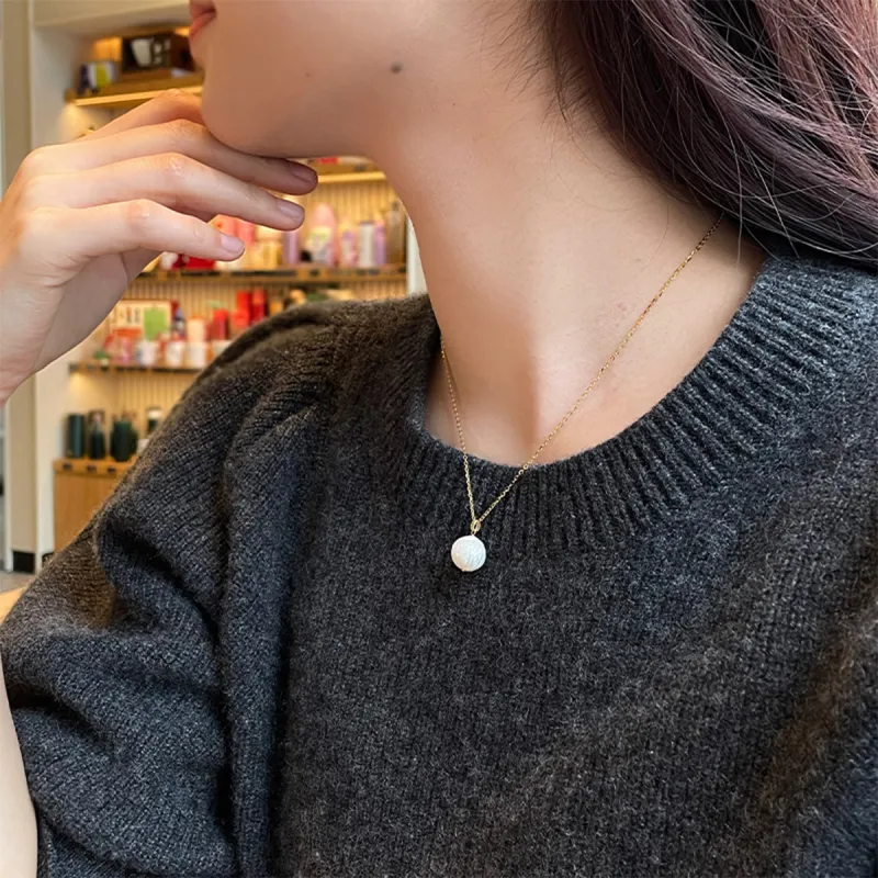 SEATINE Freshwater Pearl Necklaces Women's-6