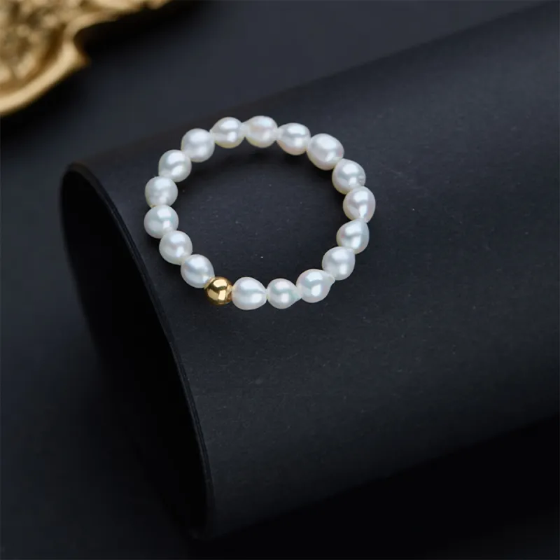 SEATINE Freshwater Pearl Rings Women's-2