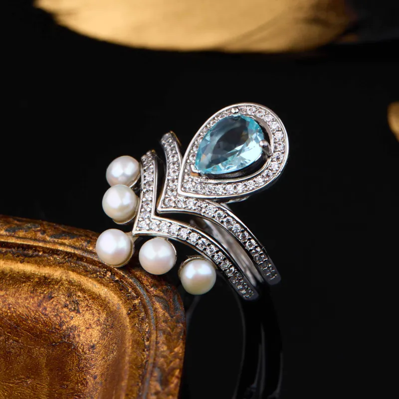 SEATINE Freshwater Pearl Rings Women's-1