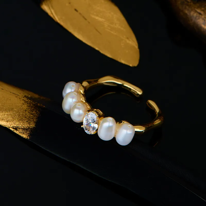 SEATINE Freshwater Pearl Rings Women's-1