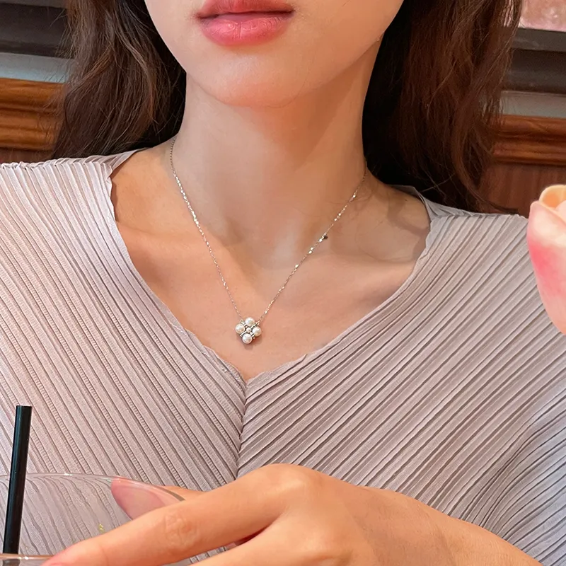 SEATINE Freshwater Pearl Necklaces Women's-2