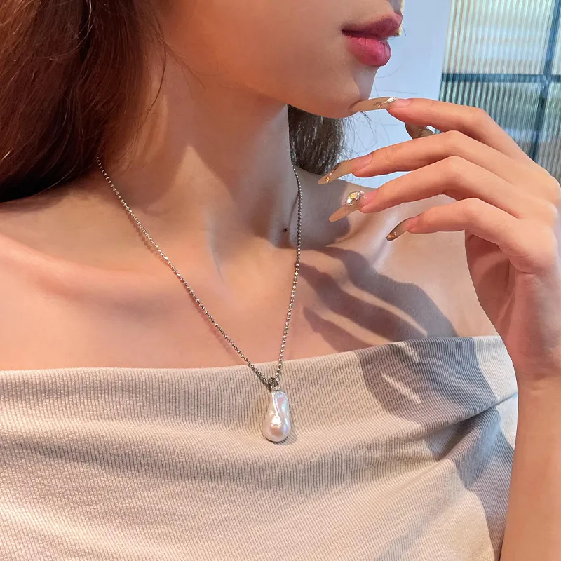 SEATINE Freshwater Pearl Necklaces Women's-3