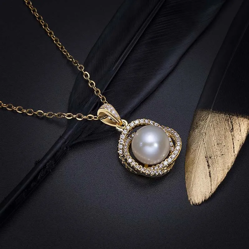 SEATINE Freshwater Pearl Necklaces Women's-4