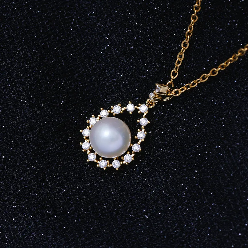 SEATINE Freshwater Pearl Necklaces Women's-4