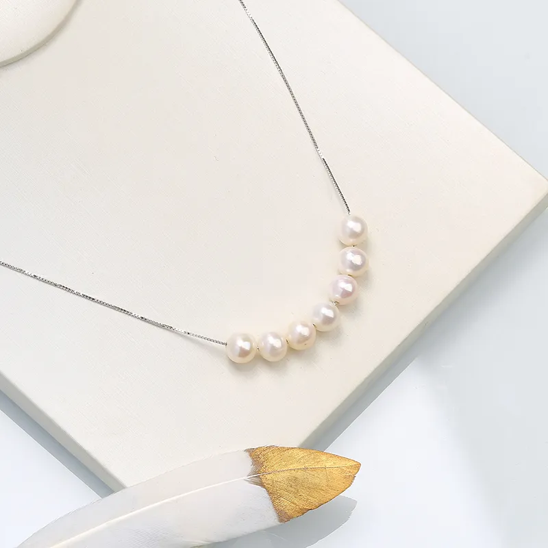 SEATINE Freshwater Pearl Smiling Necklace Women's-1