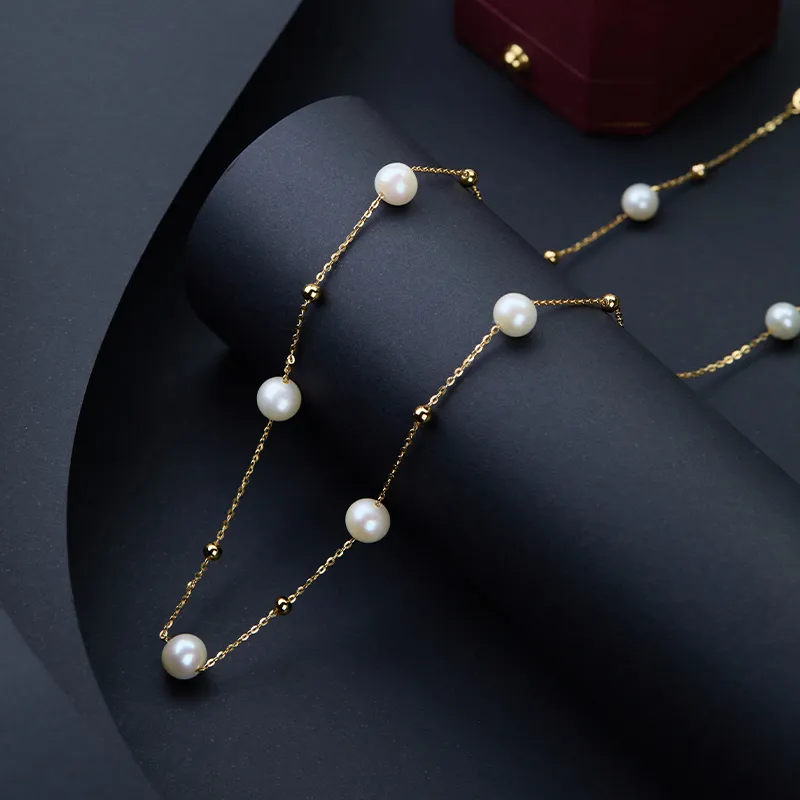 SEATINE Freshwater Pearl Necklaces Women's-3