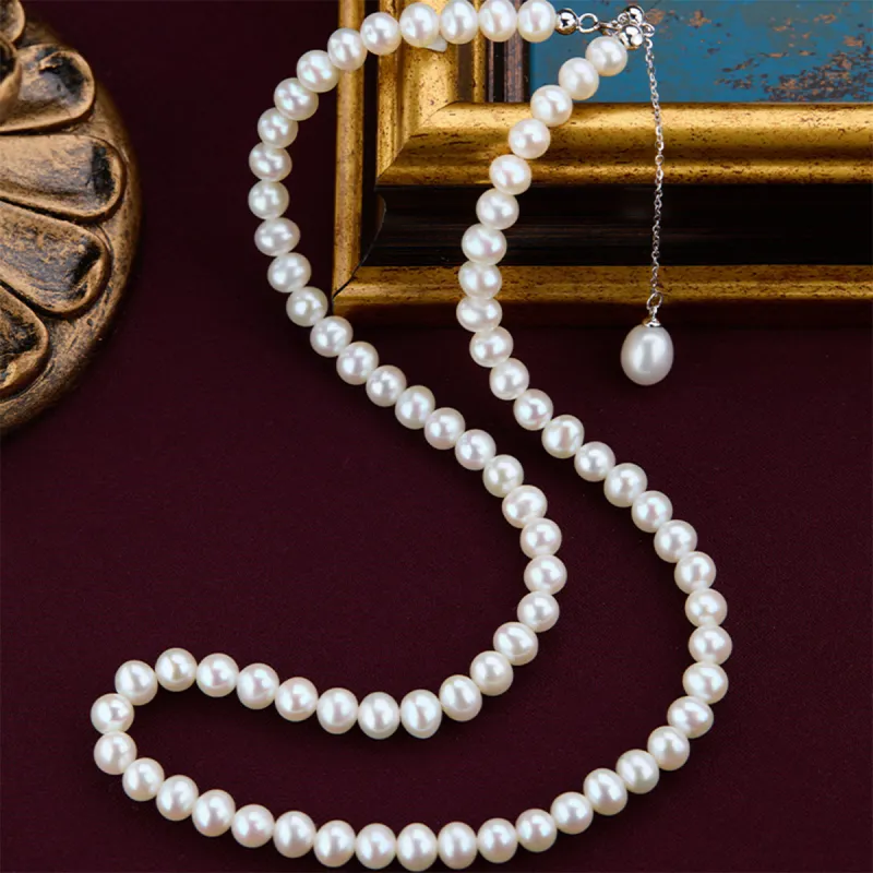 SEATINE Freshwater Pearl Necklaces Women's-1