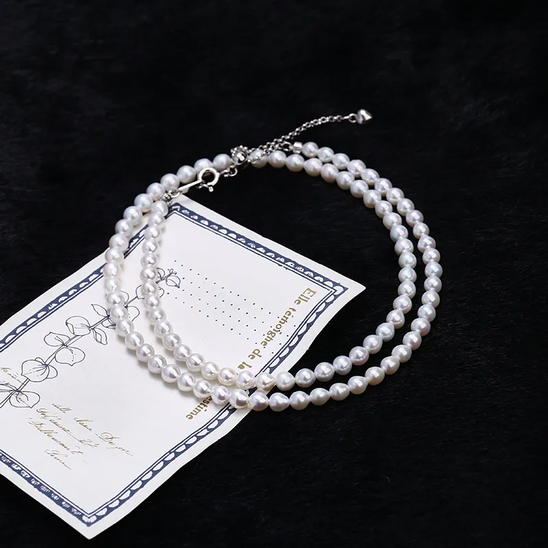 SEATINE Freshwater Pearl Necklaces Women's-3