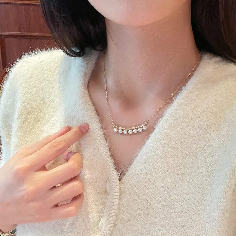 SEATINE Freshwater Pearl Necklaces Women's-3