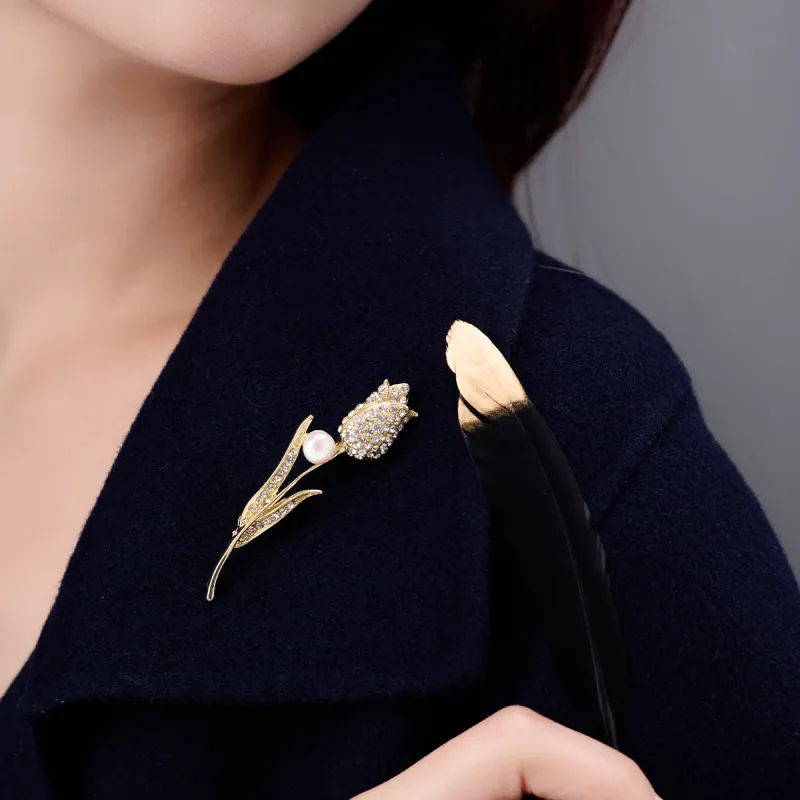 SEATINE Freshwater Pearl Brooches Women's-4