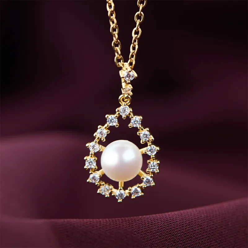 SEATINE Freshwater Pearl Necklaces Women's-3