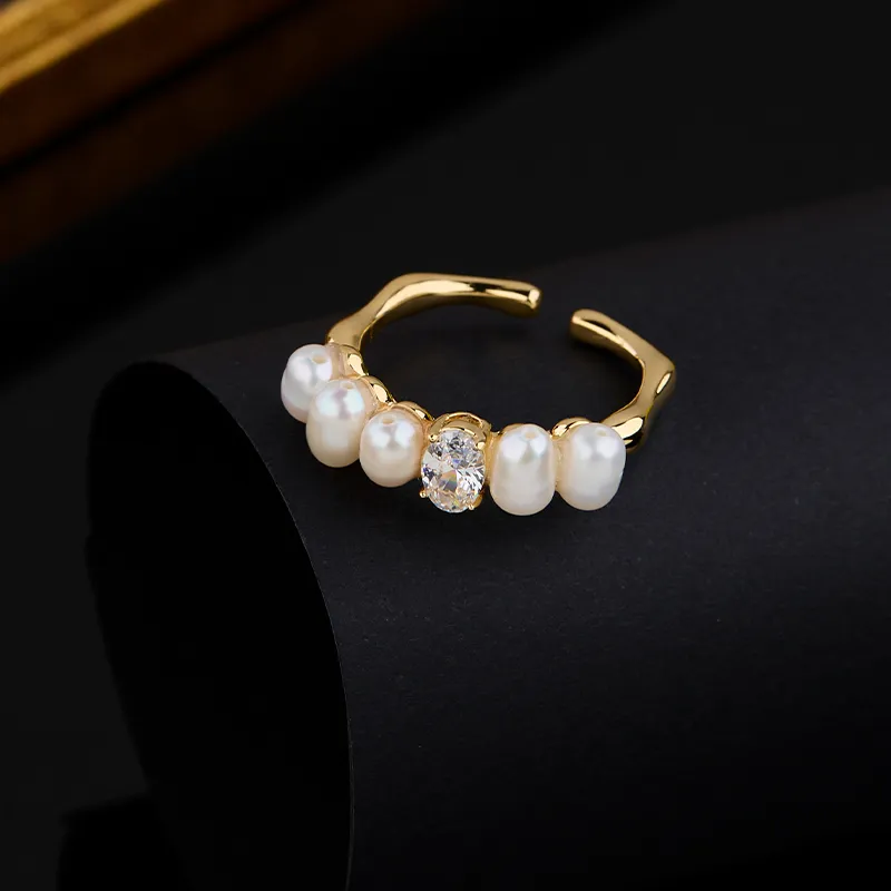 SEATINE Freshwater Pearl Rings Women's-2