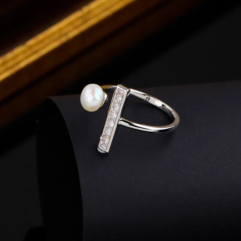 SEATINE Freshwater Pearl Rings Women's-2